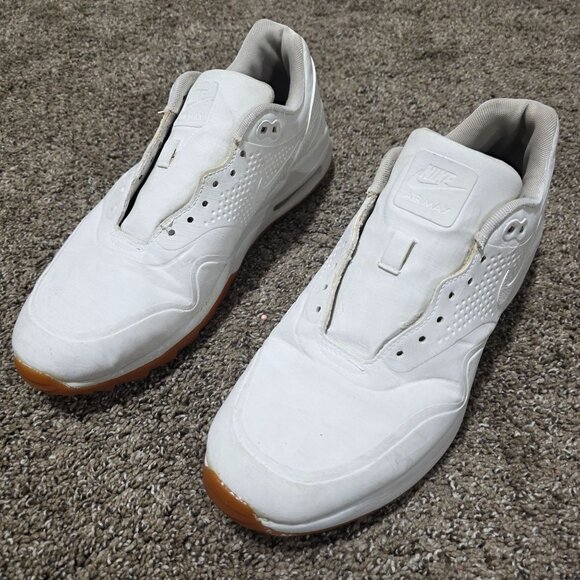 Nike Air Max 1 G Golf White/Gum Men’s 9 AQ0863-101 – READ / No Laces - Picture 2 of 13